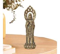 Genérico Estatua de Kuan Yin - Figura de Buda, Escultura | Avalokiteshvara ídolo Decorativo, Elegante Adorno Chino con diseño artístico Duradero para la decoración de la Mesa del hogar Espiritual Med