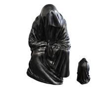 Genérico Estatua de la Parca, Estatua misteriosa de la túnica Negra | Figura de Resina gótica de Robe Walker | Estatua de, The Creeper Reaper, Escultura de Terror de Halloween, artesanía góti