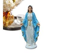 Genérico Estatua De La Virgen María Católica - Figura Religiosa - Figura De La Virgen María | Para Un Hogar Y Oficina De Estudio Sala Oración La Iglesia Católica Catedral El Santuario Y