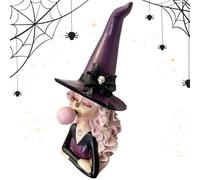 Generico Estatua de las Brujas de Halloween | Que Una estatuilla de Colección de Resina de Burbujas | Escultura de Resina de Vacaciones Colección Ornamento Fantasy Oscuro para Mesa de