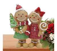 Generico Estatua De Pan Di | Figuras Colgantes Parejas Pan Di,Decoración Navidad De Escritorio Unisex | Decoración De Mesa Librería Dormitorio Temporada Fría