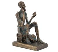 Genérico Estatua Decoración Don Quijote, 24 x 17 cm, obra literaria, para oficina, biblioteca