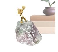 Generico Estatua del Buscador de Oro - Escultura Realista en Natural | Escultura De Piedra Natural De Escritorio,Para Apasionados Familia Amigos Adultos Hombres Mujeres Hogar Oficina Escritorio