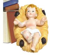 Genérico Estatua del Niño Jesús, Figuras de Natividad de Navidad - de Escritorio con Figura de Jesús del Niño de Resina - Coleccionable Santo, Pequeño para Navidad, Vacaciones