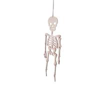 Generico Estatua Esqueleto Prop Espeloso Realista de Cuerpo Completo | Figura decorativa esqueleto óseo para Escape Room Casa Encantada Noche Cine Patio Patio Patio Césped