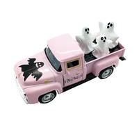 Generico Estatua Fantasma, Adorno para Interior | Camión Vintage con Fantasma para Decoración Librería Vitrina O Mesa