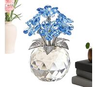 Genérico Estatua Floral De Escritorio,Centro Mesa Coleccionable - Estatua Ramo Decorativa Escritorio - para San Valentín Cumpleaños Regalo Inauguración Casa Dormitorio Mesita Noche Mesa Comedor