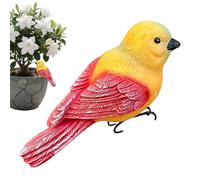 Genérico Estatua Pájaro - Maceta De Resina con Figura Animal De Falsificación - de Pájaro Artificial de Resina para Macetas - para Jardín, Césped, Patio, Terraza, Exterior, Interior e Invernadero