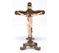 Genérico Estatua Religiosa Cruz de 21 cm de la crucifixión de Jesús, Cristo. Cruz de Dios. crucifijo San Pedro Benedicto 100848
