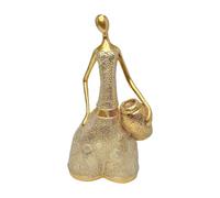 Genérico Estatuas para Decoración del Hogar - Abstracto De Jarrón Sosteniendo,Esculturas Modernas De Resina De Mujer para Decoración del Hogar,para Escritorio, Regalo para Estreno, Sala De Estar