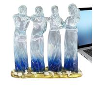 Genérico Estatuilla De La Hermana - Figura Coleccionable De Resina | Escultura De Amistad Entre Hermanas - para Interior, Mujeres, Femenino, Cumpleaños, Día De La Madre, Chimenea, Oficina