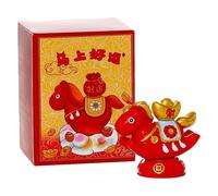 Genérico Estatuilla del Año del Caballo,Figurina de Escritorio de Resina Decorativa | Decoración Escultural para El Año Nuevo Chino 2026 - para El Hogar Oficina Dormitorio Sala De Estar Y