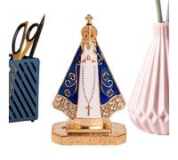 Genérico Estatuilla Nuestra Señora Aparecida - Figura Religiosa Nossa Senhora Aparecida | Virgen María Bendecida | Miniatura Escultura para Altar Hogar Tablero Coche Coleccionable Exhibición