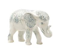 Genérico Estatuillas Elefante - Resina Decorativa Coleccionable Salud Y Fuerza - Escultura De La Riqueza Estatua Elefante,para Salón, Despacho, Estanterías, TV, Mesa, Dormitorio Y Recibidor