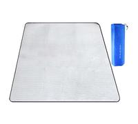 Generico Estera De Aluminio De Camping - Techo De Playa Para Al Aire Libre | Estera De Película De Camping | Huella De Impermeable | Manta De Picnic Grande Hecha De Película De Aluminio,
