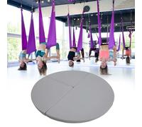 Genérico Esterilla Antideslizante para Yoga y Pole Dance, Plegable, Redonda, para aro y Barra de Striptease, protección Gruesa y Segura para Gimnasio y hogar, 160 cm x 5 cm (63" x 2") - Gris