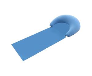 Generico Esterilla de - Esterilla de Playa portátil Premium con Kit de Almohadas inflables, diseño Plegable para Tumbona Individual | para Adultos, Hombres Mujeres Adolescentes a