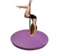 Genérico Esterilla para Pole Dance, Esterilla de Seguridad Reforzada para Pole Dance - 200 cm x 3 cm (78,7" x 1,2") para Yoga, Gimnasia e inversiones, protección Circular Duradera para Bailarines y a