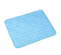 Genérico Esterilla refrescante para Perros: Almohadilla de Gel autorefrescante de Espuma Gruesa y Suave para Perros y Gatos en Verano. Resistente y antiarañazos | Azul