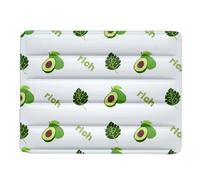 Genérico Esterilla refrescante para Perros: Almohadilla de Gel autorefrescante de Espuma Gruesa y Suave para Perros y Gatos en Verano. Resistente y antiarañazos | melón