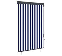 Genérico Estor Enrollable de Exterior Azul y 120x250 cm,Casa y jardín,Decoración,Tratamientos de la Ventana,Persianas y estores,Azul,4.5 KG,145961