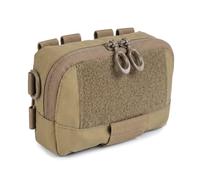 Genérico Estuche Admin MOLLE Adaptador de Montaje, Bolsa Herramientas Organizador de Mapa para Cinturon Mochila Deporte Viaje Safe(Brown)