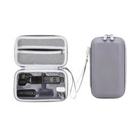 Genérico Estuche de Almacenamiento de Gran Capacidad para dji Pocket 4, Estuche de Transporte portátil de PU, Bolsa Protectora rígida, Estuche de Transporte, Accesorios para dji Pocket 4, Gris