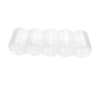 Genérico Estuche De - Estuche para Fichas De 212x78x58mm | Organizadores Acrílicos con Chips Estilo De 100 Piezas con Compartimentos, 1 Pieza, Transporte Transparente para Collares, Negro, D