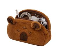 Genérico Estuche De Lápices Capibara, Papelería Capibara Con Cremallera - Bolígrafos Peluche Para Niños Y Estudiantes, Material Escolar, Almacenamiento, Viaje,