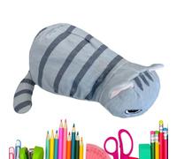 Genérico Estuche de Lápices de Gato,Organizador Tipo Suave y Lindo | Estuche Gato para Lápices Y Bolígrafos,para Oficina, Universidad, Colegio, Hogar, Interior, Estudio, Dormitorio, Niños, Chicos y