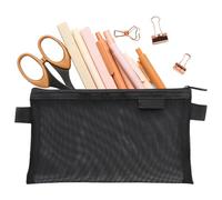 Genérico Estuche de Malla para Lápices - Bolsa Organizadora De Material Escolar | Organizador De Gran Capacidad para Escolares, Adolescentes, Niños, Niñas Y Adultos