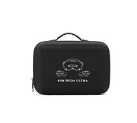 Genérico Estuche de Transporte de Viaje Adecuado para PICO4 Ultra VR Bolsa de Almacenamiento Portátil Bolso Bandolera Accesorios de Caja Protectora de Polvo (Black)