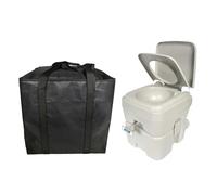Genérico Estuche de Transporte para Inodoro de Camping -Bolsa de Transporte para Inodoro con Cremallera Doble,Manija Conveniente Gran Capacidad Fácil Almacenamiento RV Bolsa de Inodoro para Acampar