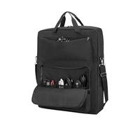 Genérico Estuche de Transporte para Panel Solar, de Panel Solar, de Viaje de Panel Solar de Doble, Organizador Acolchado Impermeable con Bolsillos múltiples y Correa para el Hombro para al Aire Libre