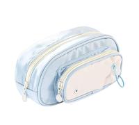 Genérico Estuche for lápices de reparación Multicapa, Bolsa Almacenamiento papelería Gran Capacidad Multifuncional, Plomo(Blue)