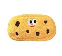 Generico Estuche para lápices para galletas - Estuche suave y de estilo galleta que ofrece una organización espaciosa, tejido resistente que modela el manejo diario, una textura lúdica C, amarillo