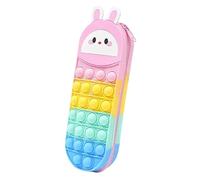 Genérico Estuche para Lápices para Niños - Estuchee para Lápices Fidget Toy | Creativo para La Escuela, Viajes, Hogar Sensorial con Burbujas Pop | Divertido Antiestrés para Niños Y Niñas