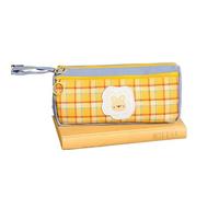 Genérico Estuche para lápices Retro Kawaii Bordado, de Gran Capacidad, Bolsas de Almacenamiento Monas con diseño de Oso y Cachorro, Organizador de papelería, útiles Escolares