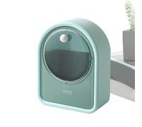 Genérico Estuche para transparente,de almacenamiento de cosméticos - de almacenamiento de escritorio a prueba de polvo - Organizador de que ahorra espacio, estuche portátil para bastoncillos de