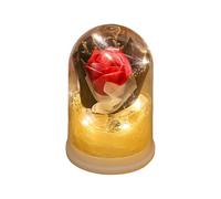 Genérico Eternal Flowers - LED Rose Bouquet in Glass | Romántico Decor with Soft Glow for Bedroom, Desk, Shelf, , Valentine, Birthday, Home Decor