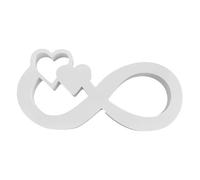 Genérico Eternity Heart Decor | The Infinity Symbol And Heart - Symbolizing Eternal Infinite Love, A Gift For A Loved, A Valentine's Day And Wedding- Romantic Table Accessories For Wedding, Home