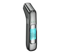 Genérico Etilometro Portatile Certificato - Certificato_Ultra Igienico Senza Beccucci_Alcol | Rilevatore Tasso Alcolico Compatto e Preciso | Display Digitale LCD con Allarme e Funzione Zero Rapida