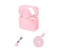 Genérico Étui de Protection en Silicone pour dji OSMO Nano boîtier de caméra, Coque Souple de Protection pour objectif Avec Cordon (Pink)