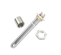 Genérico eufeifeiegds Calentador de Agua Tubular 48 V y 1500 W con Panel Solar Rosca Cobre DN32 1 1/4" termopozo 8 mm(Heater Thread Nut)