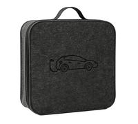 Genérico EV Charger Storage Bag - 14,57 pulgadas Cable Organizer for Travel | Felt Durale Weatherproof - Keeps Charging Cables Accessories Tidy Secure in Car Trunk for Road Trips and Daily Use