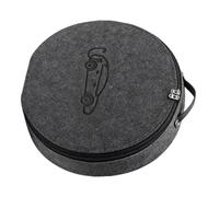 Genérico EV Charger Storage Bag | Felt Cloth, Large Capacity, 14.5 Inch | Electric Vehicle Charging Cable Organizer | Trunk Accessory with Adhesive Strap For, EV