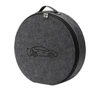 Genérico EV Charger Storage Bag, Protective Electric Vehicle Charging Cord Organizer, EV Charger Cable Organizer Bag for Safe Storage and Transport for Extension Cords Adapters Tools, Black
