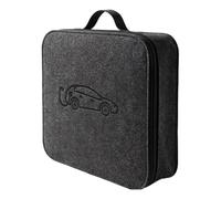 Genérico EV Charger Storage Bag, Protective Electric Vehicle Charging Cord Organizer, EV Charger Cable Organizer Bag for Safe Storage and Transport for Extension Cords Adapters Tools, Black