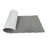Genérico EVA Foam Boat Flooring, Stable and Non Slip Deck Mat and Providing Comfort and Safety, Peel and Stick Application, 94.49x17.72 Inches for Boats, Yachts, Kayaks, and Surfboards
