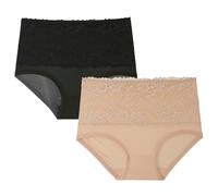 Genérico Evella Leak Proof Panties, Women's Washable Leakproof Underwear, Ladies Underwear with Incontinence Comfortable for Women 55+ (2pcs-C,XL)